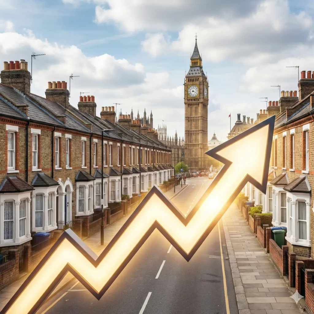 UK house prices rise at fastest rate in nearly two years